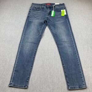 Guess Jeans Mens 31x30 Blue Modern Skinny Avalon Fit Stretch Medium Wash NWT